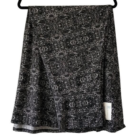 LuLaRoe Maxi skirt XL black white tribal dark academia witchy minimalist NWT - Picture 1 of 5